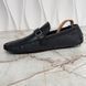 Hockenheim Damier Infini Moccasins Black Leather