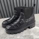 Nappa Matelasse Frances GG Chelsea Ankle Boots Black Leather