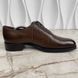 Класичне взуття оксфорди Elkan коричневі шкіряні Burnished Wholecut 3713 фото 6