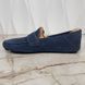 Marmont Double G Collapsible Heels Moccasins Blue Suede