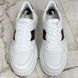 Gucci Chunky GG Web Perforated Sneakers White Leather