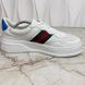 Gucci Chunky GG Web Perforated Sneakers White Leather