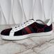Ace GG Monogram Sneakers Terry Cloth Blue Velour