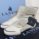 Sneaker Boots White Leather