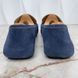 Marmont Double G Collapsible Heels Moccasins Blue Suede