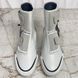 Sneaker Boots White Leather