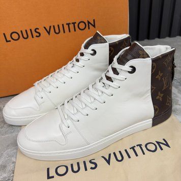 Line Up Sneakers Monogram White Leather