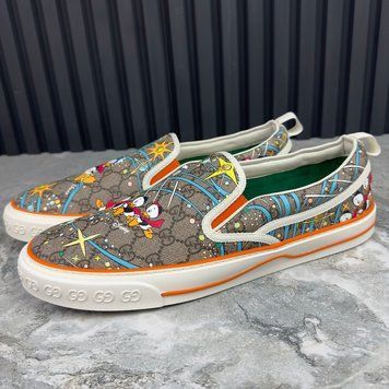 Tennis 1977 Disney Slip-on Beige Leather
