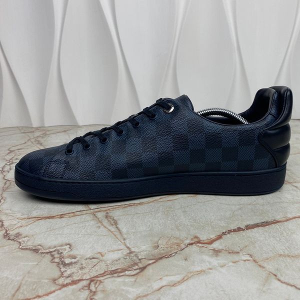 Frontrow Sneaker Damier Cobalt Leather
