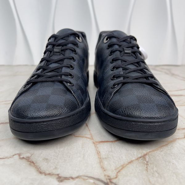 Frontrow Damier Cobalt кросівки темно сині з канви 3703 фото