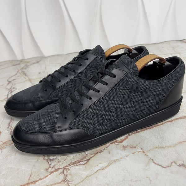 Offshore Damier Sneakers Black Fabric Leather
