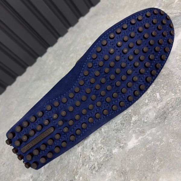 Hockenheim Moccasins Blue Suede