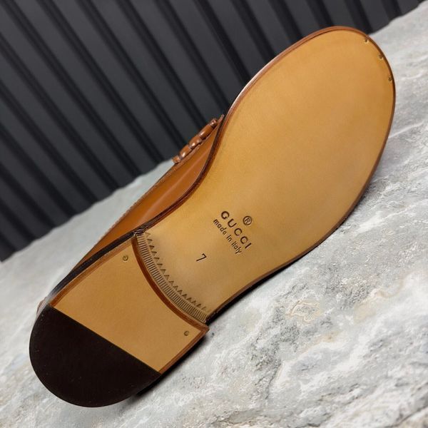 Millenial Ribot GG Supreme Tasseled Loafer Brown Leather