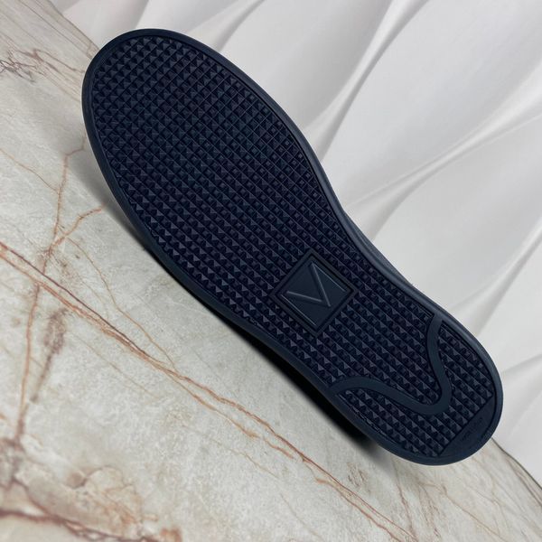 Frontrow Sneaker Damier Cobalt Leather