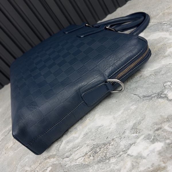 Damier Briefcase Blue Documnets Bag 3228 фото