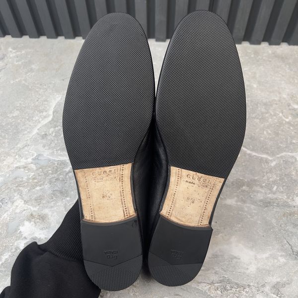 Brixton Horsebit Pantera Patch Loafers Black Leather