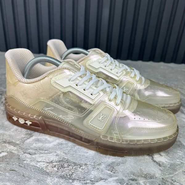 LV Trainers by Virgil Abloh Sneakers Clear Pearl