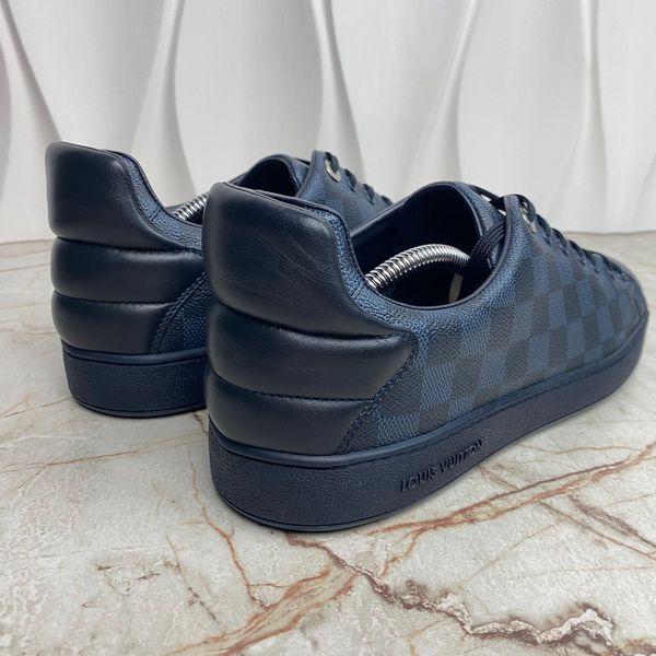 Frontrow Sneaker Damier Cobalt Leather