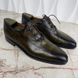Dress Shoes Oxfords Green Patina Leather