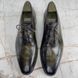 Dress Shoes Oxfords Green Patina Leather