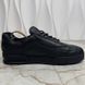 Trainer LV Monogram кросівки чорні шкіряні 3112 фото 6