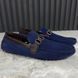 Hockenheim Moccasins Blue Suede