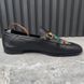 Brixton Horsebit Pantera Patch Loafers Black Leather