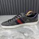 Ace Web GG Supreme Tiger Canvas Gray Leather