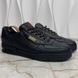 Trainer LV Monogram кросівки чорні шкіряні 3112 фото 4