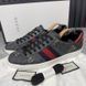 Ace Web GG Supreme Tiger Canvas Gray Leather