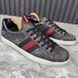 Ace Web GG Supreme Tiger Canvas Gray Leather