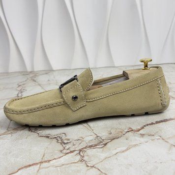 Monte Carlo Moccasin Beige Suede