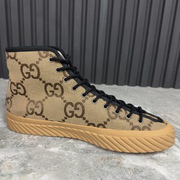 Tortuga Maxi GG High Sneakers Monogram Fabric