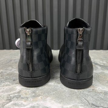 Line Up Sneakers Damier Black Leather