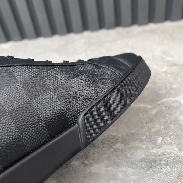 Match Up Damier Graphite Canvas Black Leather