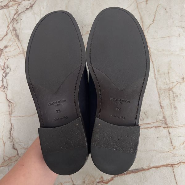 Major Loafers Blue Suede