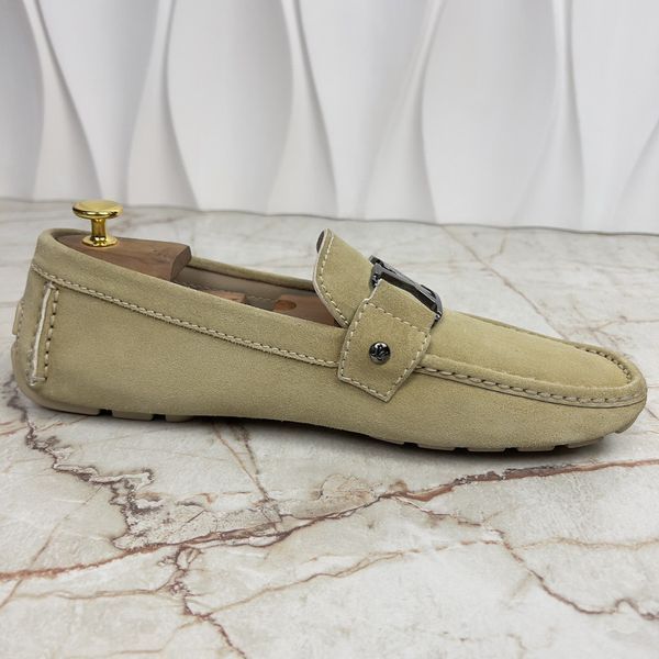 Monte Carlo Moccasin Beige Suede