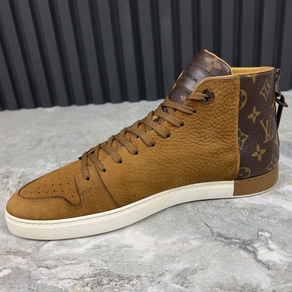 Line Up Sneakers Brown Nubuck