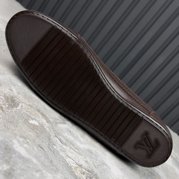 Brooklyn Damier кросівки кеди коричневі шкіряні 3158 фото