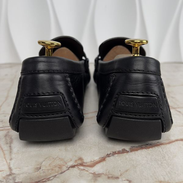 Monte Carlo Moccasins Black Leather