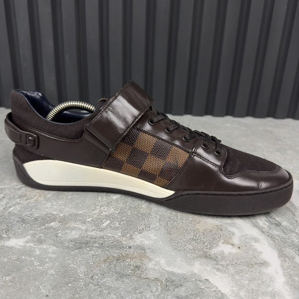 Elliptic Damier кросівки коричневі шкіряні 2664 фото