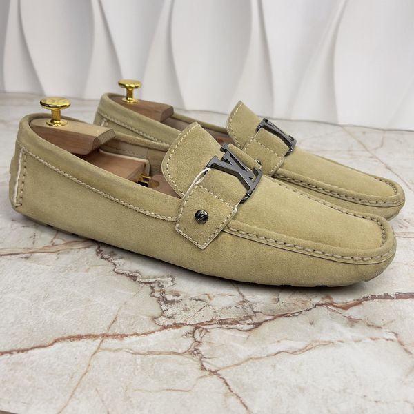 Monte Carlo Moccasin Beige Suede