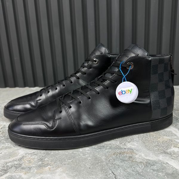 Line Up Sneakers Damier Black Leather