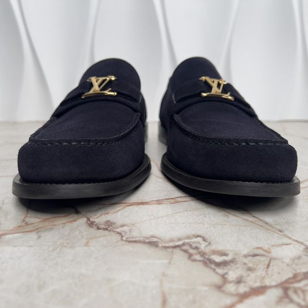 Major Loafers Blue Suede