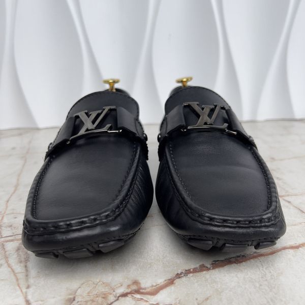 Monte Carlo Moccasins Black Leather