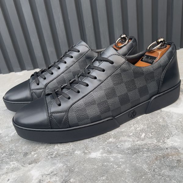 Match Up Damier Graphite Canvas Black Leather