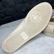 Falacer Logo Stars Print Bees Embroidered Beige Leather