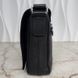 District PM Damier Infini сумка кросбоді месенджер чорна шкіряна 3811 фото 5