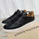 Beverly Hills Monogram кросівки чорні шкіряні 3494 фото 1