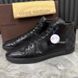 Line Up Sneakers Damier Black Leather